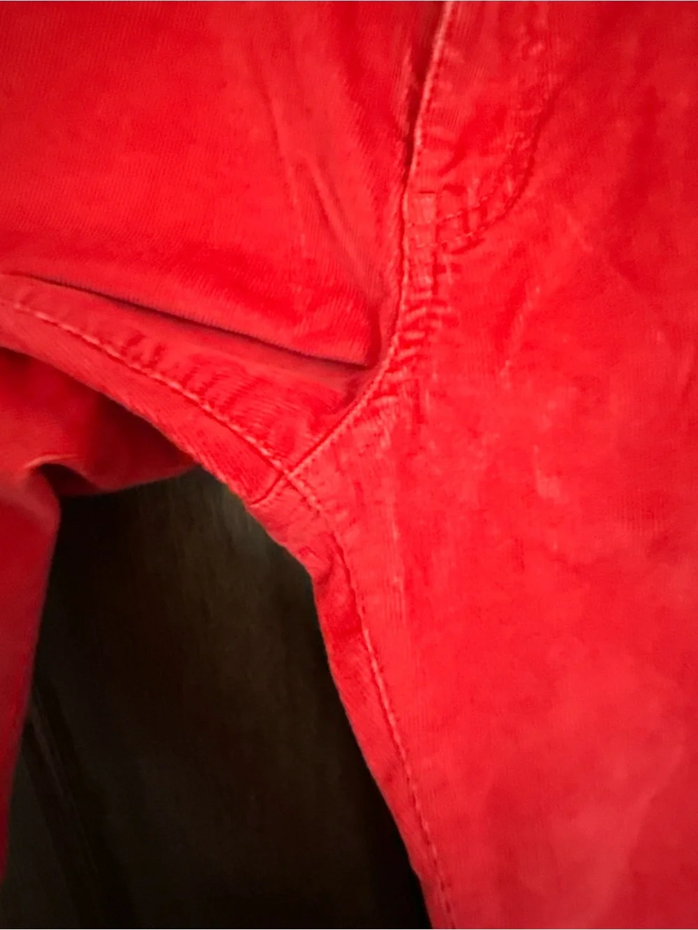 Crewcuts Bright Tomato Red Corduroy Kids Jeans Size 14 NWT